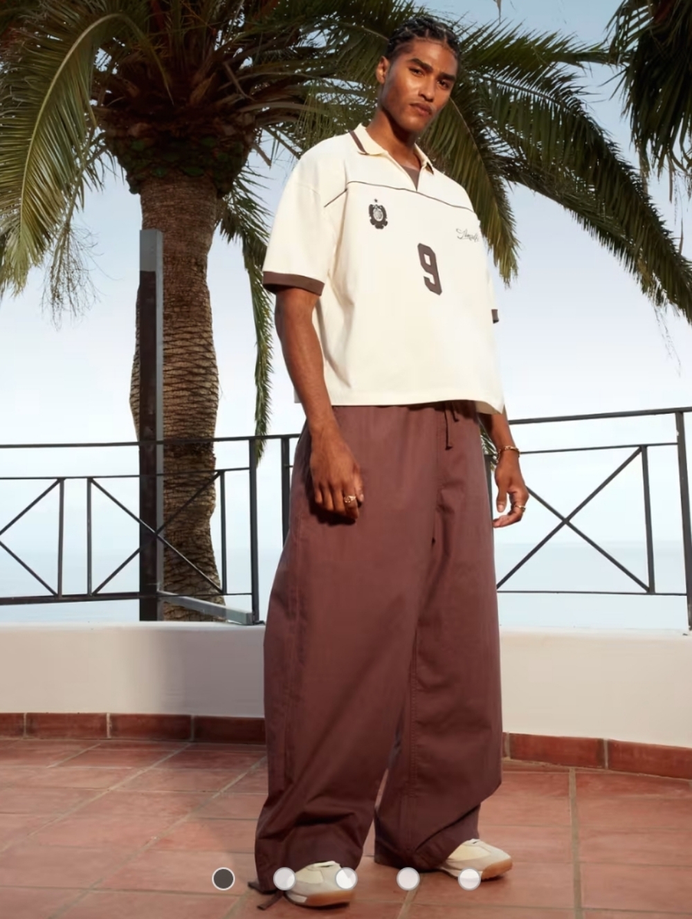ASOS DESIGN Linen Blend Parachute Pants- 3XL